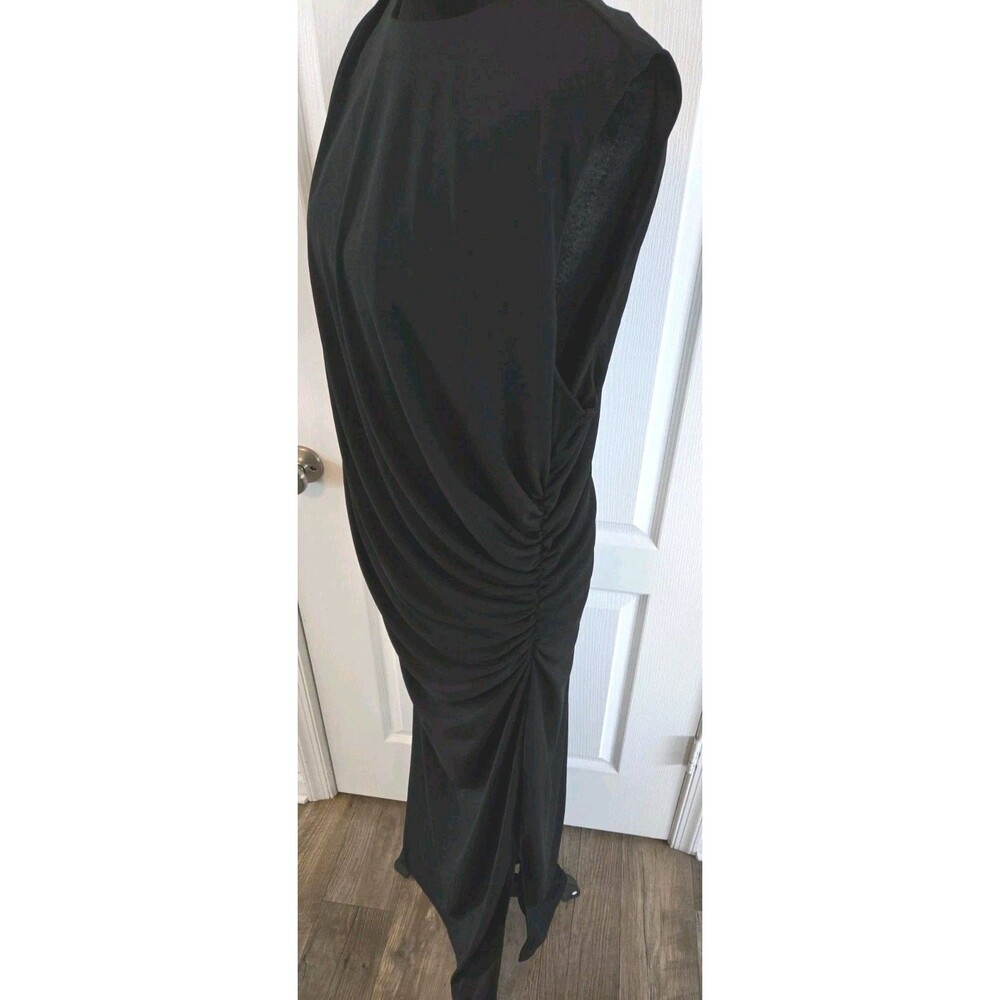 Torrid Studio Elegant Knit Ruched Formal/dressy Maxi Dress In Black, Size 16 - Picture 11 of 16